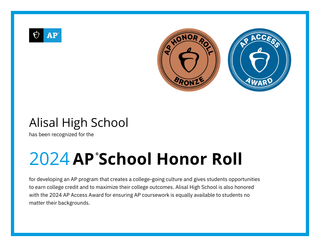 2024 AP School Honor Roll Bronze